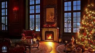 Cozy Nutcracker Manor Ambience with Instrumental Jazz Christmas Music [upl. by Brandon]