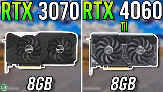 RTX 3070 vs RTX 4060 Ti  No Difference [upl. by Arbmahs]