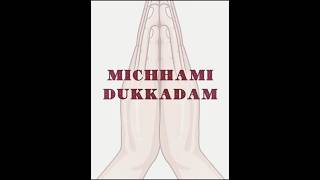 Michhami dukkadam michhami dukkadam shorts viralvideo [upl. by Tavie]