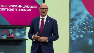 Hauptversammlung Deutsche Telekom 2024  Rede CEO Tim Höttges [upl. by Henni]