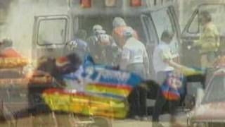 Nelson Piquet crash in the Indy 500 practice in 1992 [upl. by Odlavu]