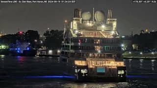 Le Bellot passing Port Huron on Sept 19th 2024 [upl. by Novhaj]