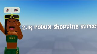 21k robux shopping spree  Baddies gameplay  BXBYTIG1T [upl. by Rohclem160]