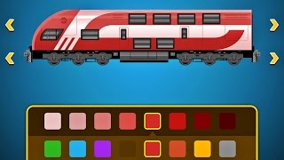 Build a Train 2  Railroad Game App for Kids  iPad iPhone iPod Touch [upl. by Ferdinande]