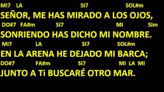 CANTOS PARA MISA  PESCADOR DE HOMBRES  Tú has venido a la orilla  letra y acordes [upl. by Nagam90]