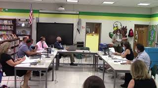 Boonton Township Board of Education Regular Meeting 91521 [upl. by Namor271]