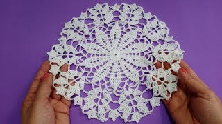 Carpeta de HojasCrochet Fácil de tejer [upl. by Henriha]