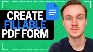 How to Create Fillable PDF in Google Docs [upl. by Gav]