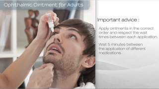 Ophthalmic Ointment Application Narrated by Melanie Haynes [upl. by Banerjee]