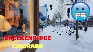 Downtown Breckenridge Colorado  Thursday Morning 18 January 2024 walkingtour [upl. by Adnaloy]