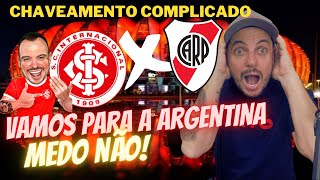 INTER X RIVER PLATE  EU GOSTEI  VAMOS PARA A ARGENTINA SEM MEDO QUEM VEM DEPOIS [upl. by Ellett314]