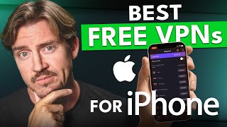 Best FREE VPNs for iPhone  3 FREE VPN for iOS options 2024 💸 [upl. by Norty]