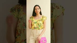 3 Looks com a cor tendência amarelo manteiga moda lookestiloso dicasdemodaeestilo shorts [upl. by Akemad]