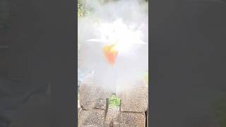 Hydrogen plasma explodes ………… a tomato 🍅 shorts plasmagun experiment mhd jet [upl. by Gladdie]