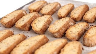 Almond Biscotti Recipe  Laura Vitale  Laura in the Kitchen Episode 557 [upl. by Ahsiuqet]