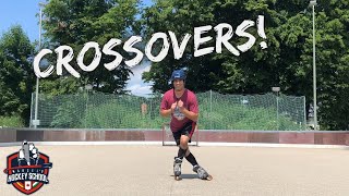 Learn to Inline Skate Crossovers Tutorial [upl. by Enelrac]