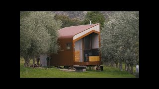 NEVER TOO SMALL Australian Shack Inspired Tiny House  18sqm200sqft [upl. by Allesiram]