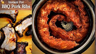 Instant Pot Ribs  5 Ingredient Recipe  Low Carb  KetoFriendly  BBQ Ribs [upl. by Korb531]