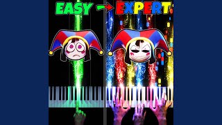 The Amazing Digital Circus Theme  EASY to EXPERT But [upl. by Farika]