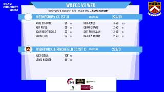 Wightwick amp Finchfield CC 1st XI v Wednesbury CC 1st XI [upl. by Lapides]