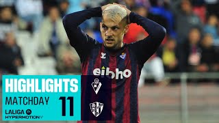 Resumen de SD Eibar vs SD Huesca 11 [upl. by Lidda]