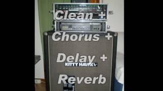 Demo Kitty Hawk Quattro Rocktron Replifex Peavey Classic 5050 [upl. by Odlanar741]