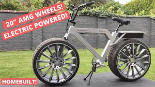 How to build a DIY electric powered fat bike with car tires start to finish [upl. by Nabalas]