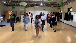 Me Gusta I Love It line dance demo by Jill Weiss [upl. by Drislane485]