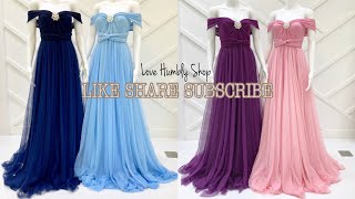 TULLE INFINITY DRESS VIDEO TUTORIAL  COLOR PLUM  LILAC  MIDNIGHT BLUE AND POWDER BLUE [upl. by Lyle]