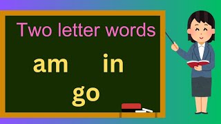 Two letter words in English  Two letter words for kids [upl. by Omixam607]