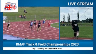 LIVE STREAM  British Masters Athletics Track amp Field Championships 2023  Sunday [upl. by Yttiy316]