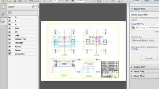 Create AutoCAD File to PDF with Layer [upl. by Nylatsirk]