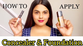 Concealer amp Foundation ।। कैसे और कब लगाये ।। Full Guide  How to Apply Foundation and concealer [upl. by Aniweta]