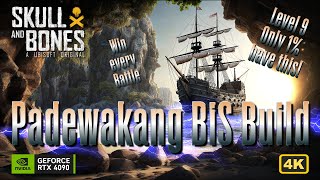 Skull and Bones Padewakang BiS Build  Naval War Tactics [upl. by Adnama]