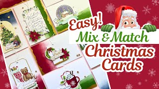 How to make Mix amp Match Christmas Cards  Stampin’ Up [upl. by Secrest]