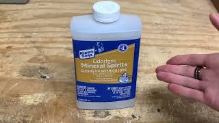 Klean Strip Odorless Mineral Spirits 1 Quart Review [upl. by Lavotsirc]