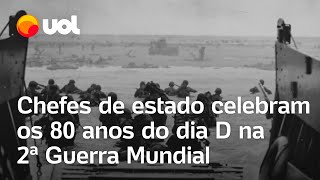 Dia D países comemoram os 80 anos da invasão que pegou os nazistas de surpresa na 2ª Guerra Mundial [upl. by Millwater240]