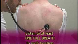 Pulmonary exam  examen physique des poumons part22 [upl. by Grannie303]