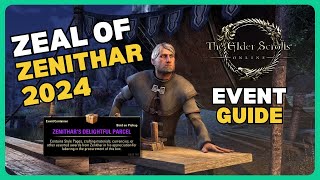 Zeal of Zenithar 2024 Event Guide  The Elder Scrolls Online [upl. by Eirruc]