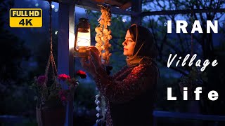 Cooking a local stew in a clay pot Gamaj  Baghali Ghatogh  Rural Cuisine [upl. by Dualc]