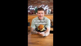 BIG MAC WAFFELN zum Abnehmen 🤯 rezept recipe bigmacrecipesauce diät [upl. by Asher]