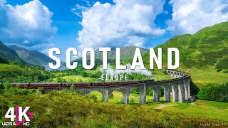 Scotland Nature Relaxing Movie 4K  Meditation Relaxing Music  Wonderful Nature [upl. by Ashlan]