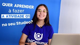 Aprenda a fazer a Atividade de Estudo 01 no Studeo da Unicesumar  Computador e Celular [upl. by Natale286]