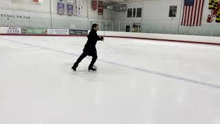 Ice Dance Testing Adult Preliminary  Dutch Waltz Canasta Tango amp Rhythm Blues  Another Pass [upl. by Moreta]