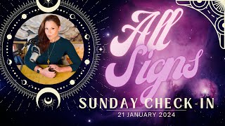 21 JANUARY 2024⚡️Sunday CheckIn⚡️All Energies Tarot ♐ ♓ ♊ ♍ ♈ ♋ ♎ ♑ ♒ ♌ ♉ ♏ TIMESTAMPED [upl. by Adlanor295]