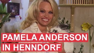 Pamela Anderson auf Gut Aiderbichl Henndorf [upl. by Kronick]