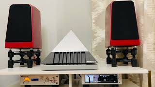 Wilson Audio Tunetot Bookshelf Speakers Red Nagra Tube Dac Siltech Cables [upl. by Eniamej]