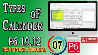 How to Create Calendar  Primavera P6  1912  Beginners Tutorial [upl. by Ras]