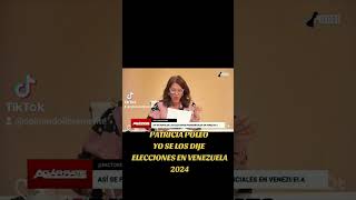 PATRICIA POLEO  ELECCIONES PRESIDENCIALES EN VENEZUELA SERA ENTRE DOS DELINCUENTES [upl. by Anivlem]