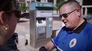 Moving People and Moving Stories  Light rail security guard Ryan  30 seconds [upl. by Camile]